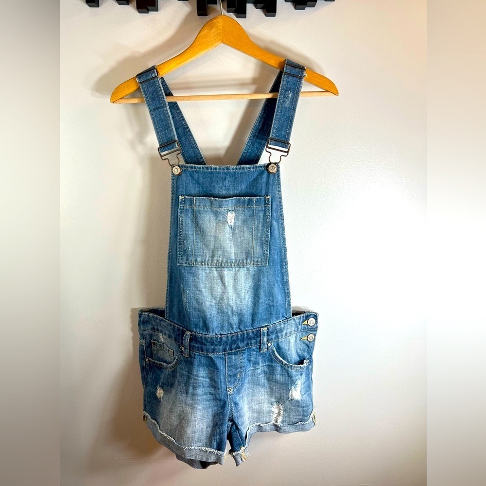 Garage Denim Short Overalls Size 7